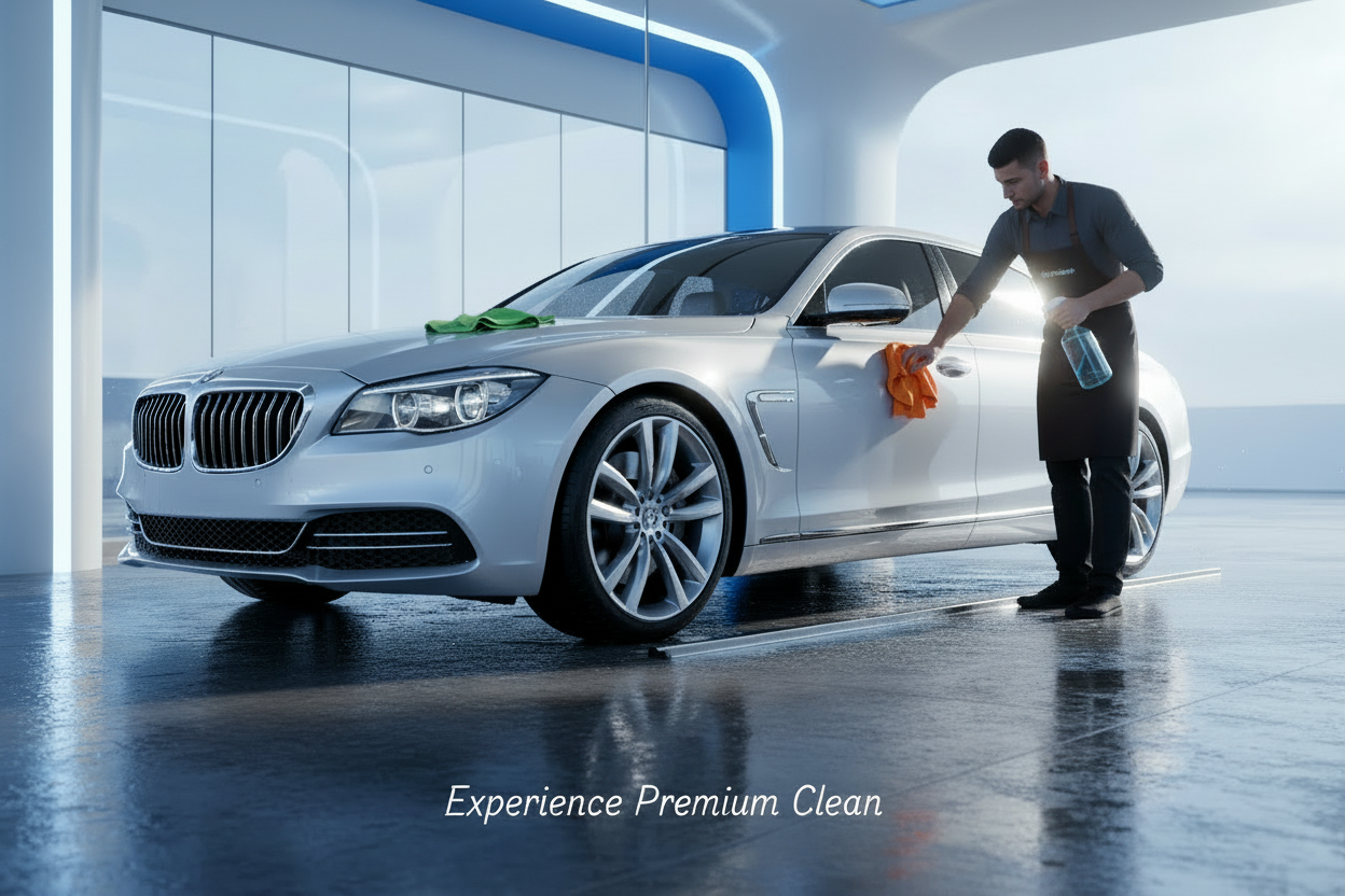 make it look like a dry car wash